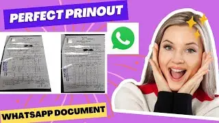 How to Get Perfect print from whatsapp images documents