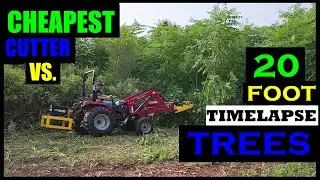 CHEAPEST FRONT MOUNT BRUSH CUTTER VS 20' TREES