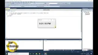 Visual Basic 26- How To use Timer to show Date and Time