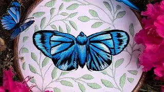 Floral Fantasy Butterfly Embroidery Tutorial 🦋