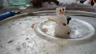 Самый маленький снеговик в мире. #100КЗАСНЕГОВИКА  #SLIVKISHOW