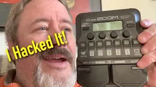 I hacked my Zoom A1 Four multi effect pedal