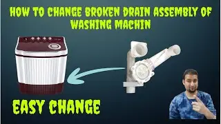 How to change washing machine assembly easily/how to repair washing machine