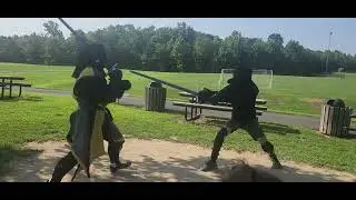 Matthew VS Jordan #fencing #combatsport #historicalfencing #martialarts #hema #longsword