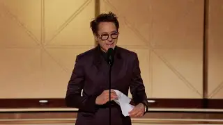 Robert Downey Jr Wins Best Supporting Male Actor – Motion Picture I 81st Annual Golden Globes