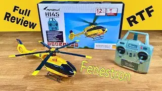 Amewi H145 ADAC with Fenestron + Dual Brushless + Optical Flow Sensor | RTF | Full Review