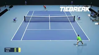 TIEBREAK - Rafael Nadal Vs Roger Federer I Australian Open I Expert Difficulty (PS5)