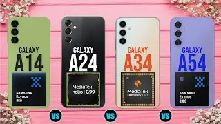 Samsung A14 VS Samsung A24 VS Samsung A34 VS Samsung A54