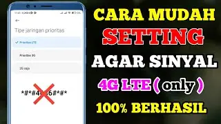 cara agar sinyal hp stabil selalu 4G LTE - terbaru 100% tambah lancar