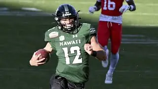 Chevan Cordeiro Highlights Hawaii vs Houston | 169 Yards, 3 TDs | 12.24.20