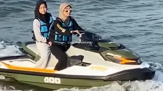 Wisata Cilacap ; Jetski dan Rumah Apung di Muara Kalidonan Pantai Selatan Cilacap #cilacap