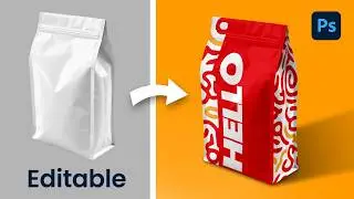 How to Make an Editable Pouch Mockup in Photoshop (Free PSD)