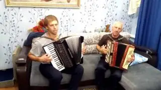 Здравствуй мама. Аккордеон, баян дуэт.
