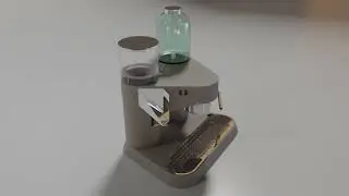Coffee maker 3D animation | 1