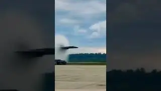 jet breaking sound barrier 10 feet off ground