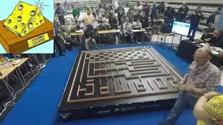 Portugal 2019 MicroMouse. Peter Harrison fast runs. first prize