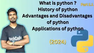 What is python| It's history and features |advantages and disadvantages| python course | 