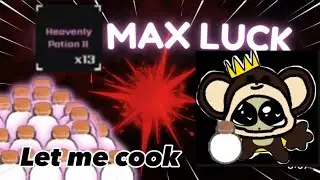Using 13 Heavenly potions with max luck and rune of everything | Sols Rng era 8.5