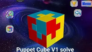 Puppet Cube V1 solve (Rubiks 3D Android App)