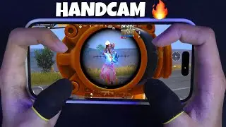 Best HANDCAM 4 Finger + Gyroscope | iPhone 14 Pro ❤️ PUBG Mobile