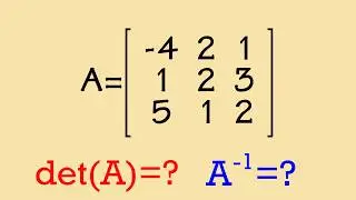 How to find the inverse of a 3 by 3 matrix (the fast way)
