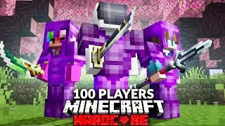 100 Players Simulate Minecraft's Most Brutal Hunger Games!
