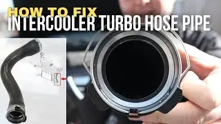 How to Fix Intercooler Turbo Hose Pipe Insignia Split Turbo Boost Pipe