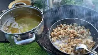 Ещё один день в чешской деревне.Шкварки и погода.