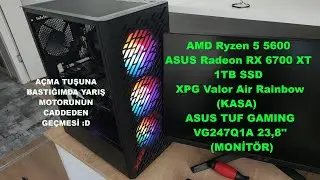 Affordable desktop PC for gamers (AMD Ryzen 5 5600 ASUS Radeon RX 6700 XT DUAL 12GB)