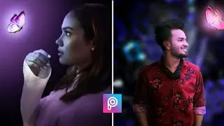new photo editing tricks -picsart editing tutorial | glowing Butterfly in picsart  | art of edit