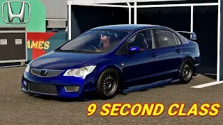 HOW TO BE A CHAMPION IN 9 SECOND CLASS WITH HONDA CIVIC FD || CAR PARKING MULTIPLAYER 2