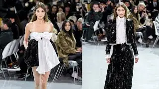 Grace Elizabeth walks for Alexandre Vauthier