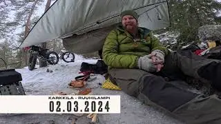 Three-night Bikepacking excursion (food) through the most beautiful landscapes of Karkkila, part 1/2