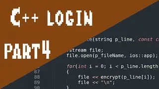 How to Make a C++ Login Program Part 4