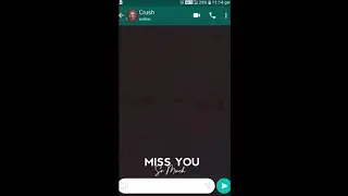 Whatsapp Chat Template Black Screen | Green Tech Video'z