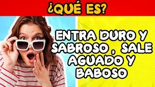 7 ADIVINANZAS CON DOBLE SENTIDO PARA MALPENSADOS ¿PODRÁS CON ESTE RETO? | TEST DIVERTIDOS