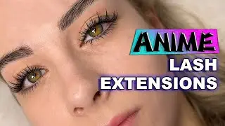 ANIME LASH EXTENSIONS TUTORIAL (With lash mapping and bottom lash extensions)
