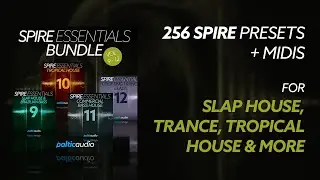 Spire Essentials Bundle (Vols 9-12) (256 Spire Presets, 135 MIDI Files)