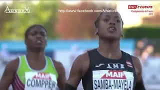 Cyrena Samba Mayela 12.73 (+1.5m/s) PB 2020 french champion
