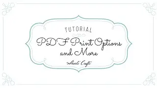 Printing PDF Options - How to Print PDF File Larger/Smaller without Other Program