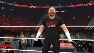 WWE 2K23 (PS5) - Sami Zayn vs Roman Reigns Gameplay | WrestleMania Match (4K 60fps)