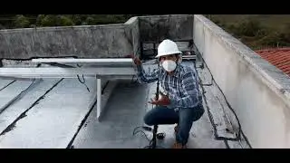 Placa solar Bifacial