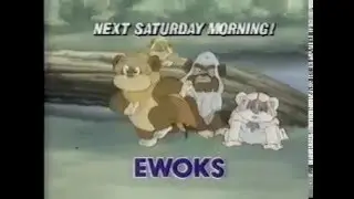 80's Ads: ABC Saturday Morning Cartoon Promo 1985 Star Wars Droids & Ewoks