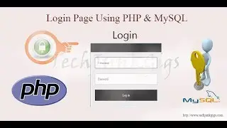 Simple Login Page Using PHP and MySQL