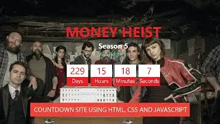 CountDown Website With Background Image Slider Using HTML, CSS and JavaScript || CountDown Website