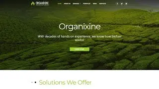 Biofuel Company WordPress Theme by ZEMEZ Website Template - 64672
