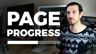 What's a page progress bar and why would you want to use one