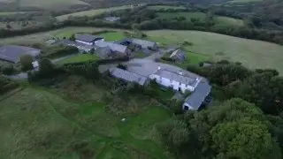 Treworgie Barton Cottages and surrounding area, St. Gennys, Cornwall