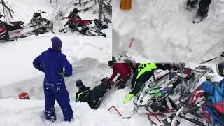 Спасоперация 24/03/2018. Снегоход. Сахалин. Snowmobile. Sakhalin