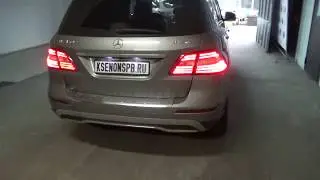 Mercedes-Benz M-klasse III (W166)+ HPL backfire micro и ремонт задних фонарей